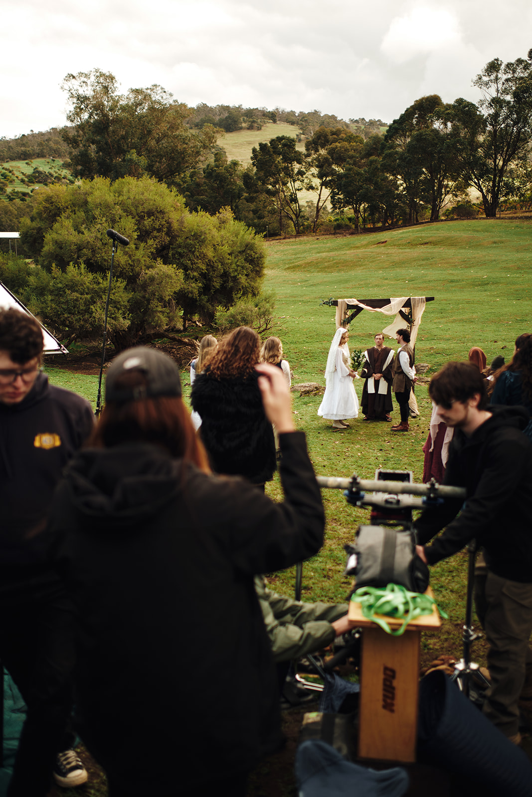 Behind the scenes — Till Death (Back Then), still 4