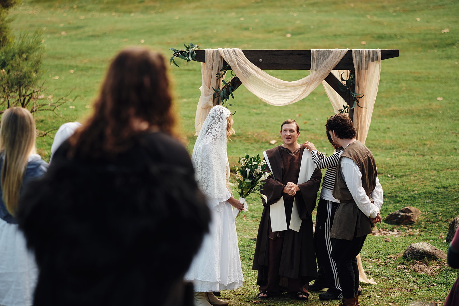Behind the scenes — Till Death (Back Then), still 5