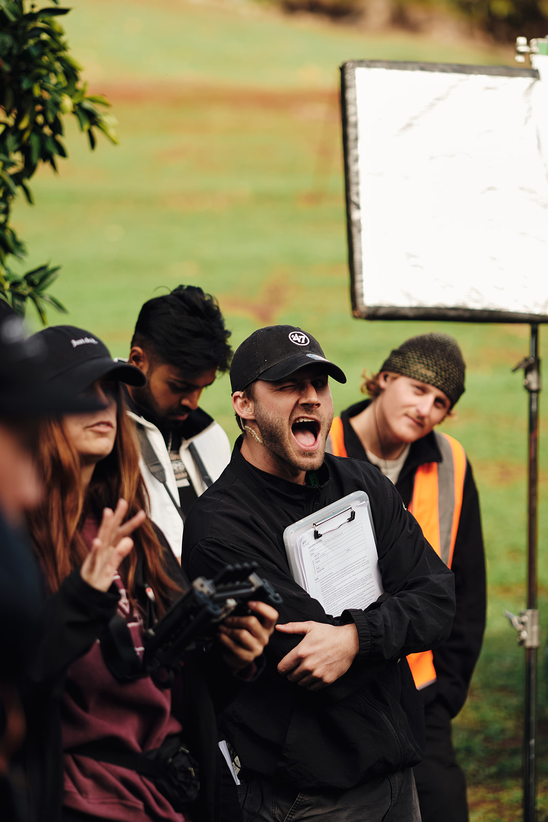 Behind the scenes — Till Death (Back Then), still 6