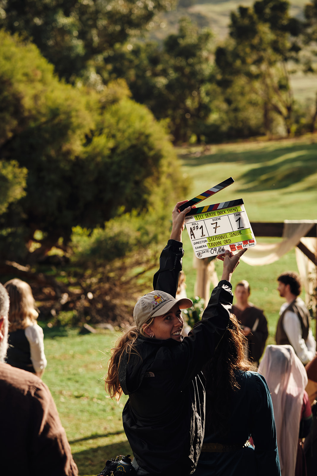 Behind the scenes — Till Death (Back Then), still 12