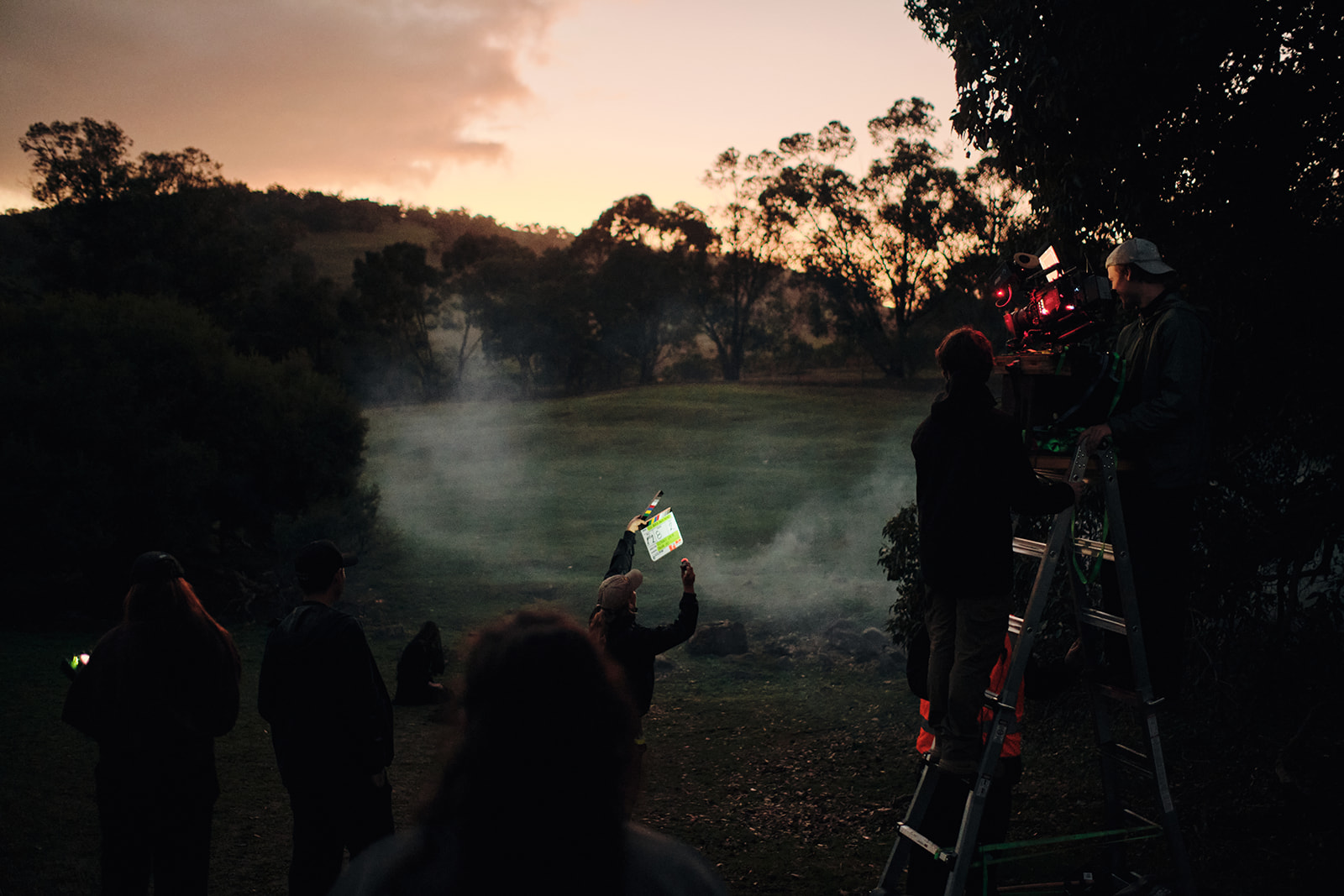 Behind the scenes — Till Death (Back Then), still 1